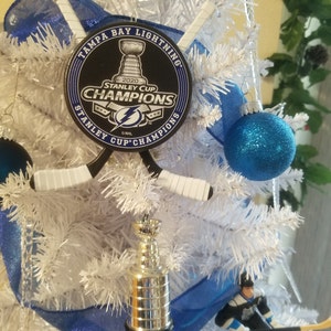 NHL Colorado Avalanche 2022 Champions Stanley Cup Trophy Christmas Tree  Ornament