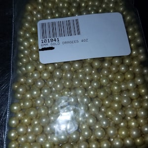 Perlas de azúcar de oro comestible / Perlas de azúcar de oro / Bolas de  azúcar de oro comestible / Perlas de azúcar de oro / Perlas de pastel /  Perlas de pastel metálico -  México
