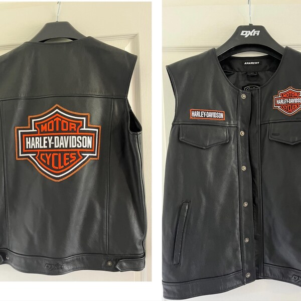 Écusson Thermocollant Harley Davidson - Back Patch Aigle XXL - Neuf