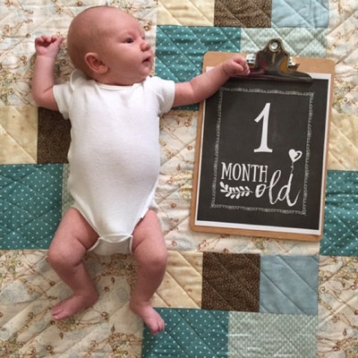 Instant Download, Printable Monthly Age Photo Prop, Milestone, Baby ...