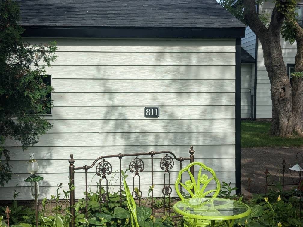 House Numbers Plaque Medium Address Plaque Vertical Custom House Numbers Signs Horizontal HDPE Plastic Weather-Resistant