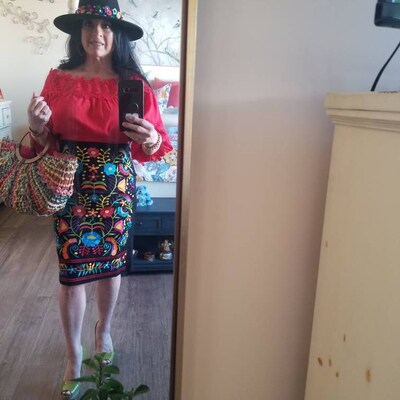Mexican Shawl  85% Artisela  15% Polyester Tricolor 601218 main image 1