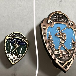 Large Norwegian Foot March Badge - Etsy 日本