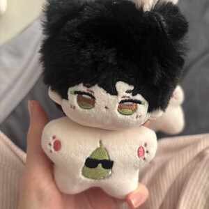 10CM Naked Cotton Doll DIY Hairstyles Cute Big Eyes Anime