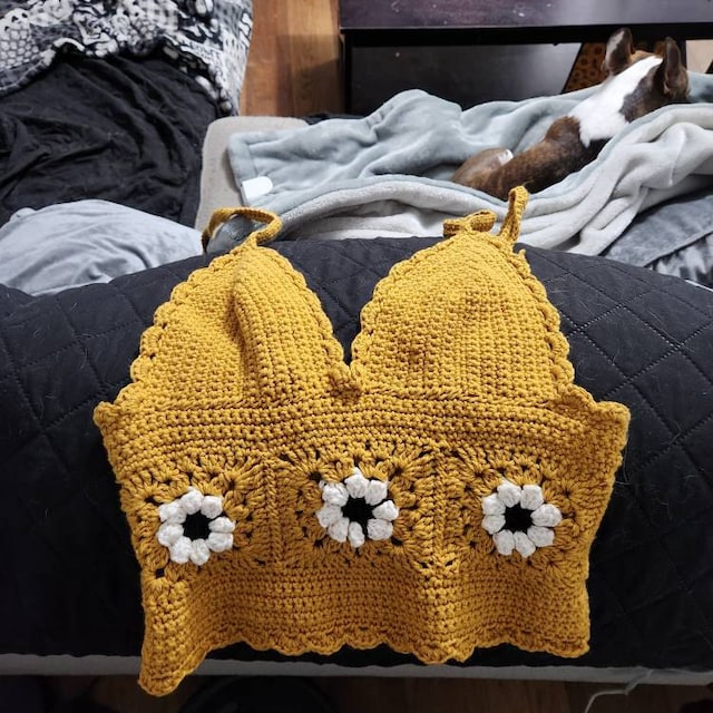 COSMOS CROP TOP Crochet Pattern -  Canada