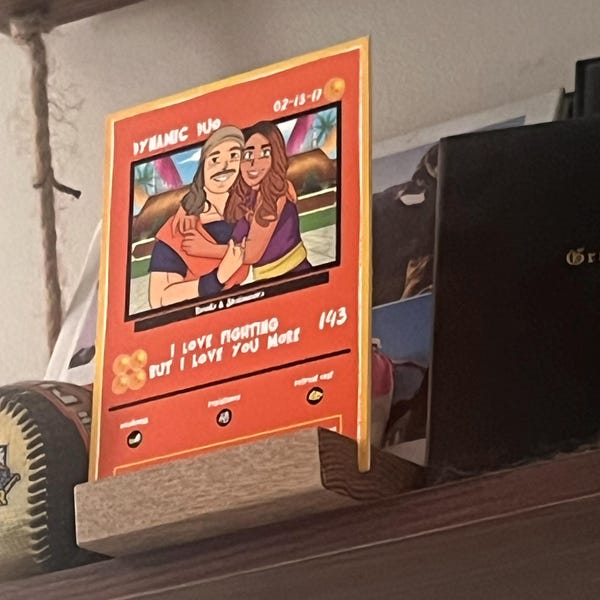 Anime Wanted Poster Card , Fully Custom Wanted Card, Wedding Gift ...