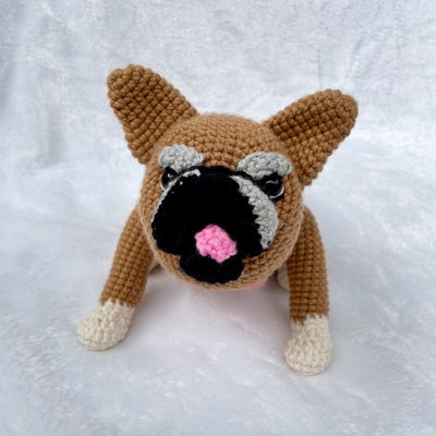 French Bulldog Crochet Pattern, PDF File in English Language - Etsy