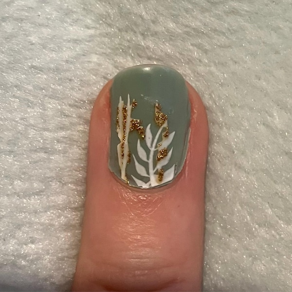 Nail Art Water Decals Stickers - Tribal Necklace Gems Flowers Lace Designs (Style S778)