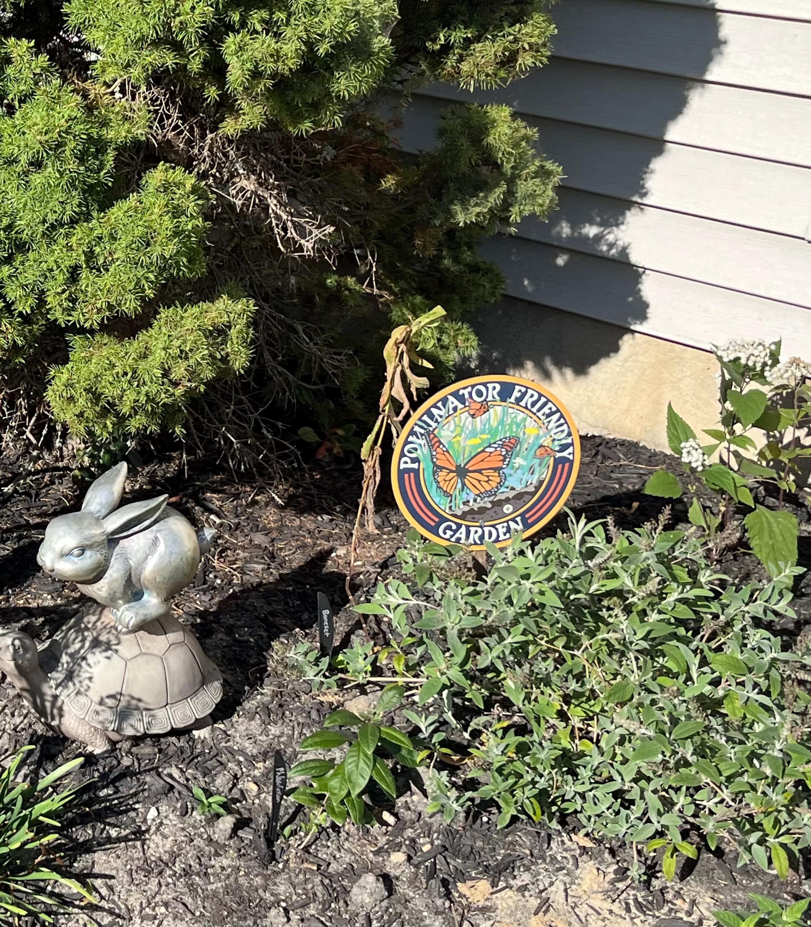 Butterfly Pollinator Friendly - Garden Sign