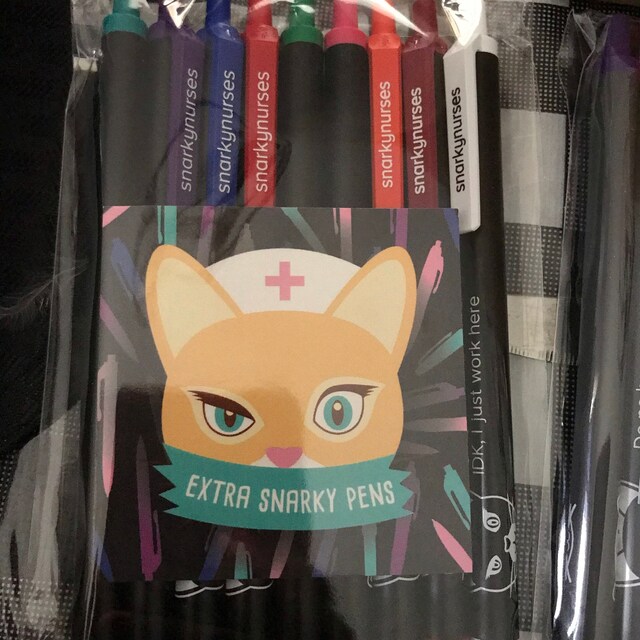 Snarky Pens: Nursing School (Set of 9 Pens) – snarkynurses