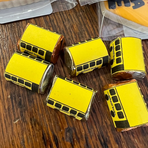 25ct. Hershey's Chocolate Nuggets SCHOOL BUS Driver Teacher ...
