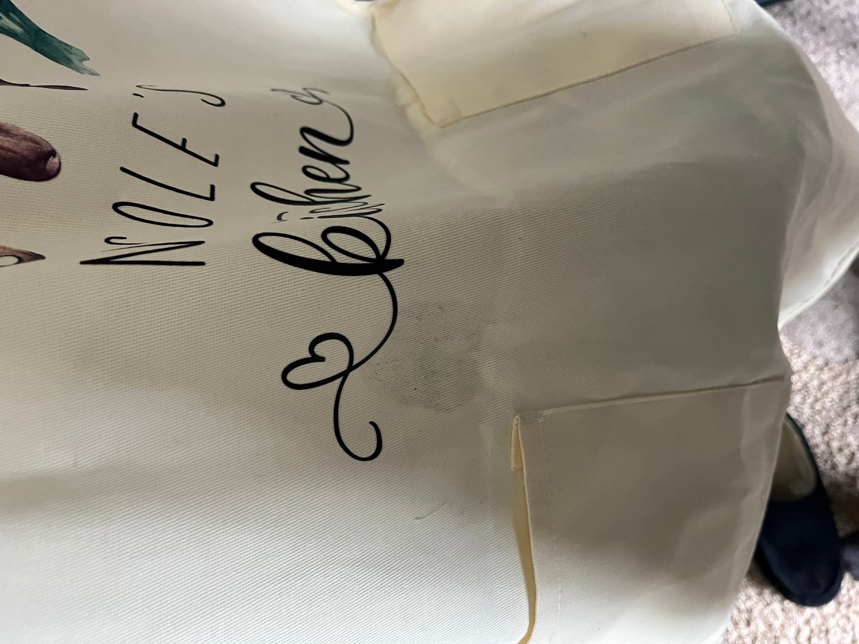 Personalized Apron for Women, Custom Mother&#39;s Day Gift, Kitchen Apron for Grandmother, Personalized Gift for Mom, Custom Printed Apron