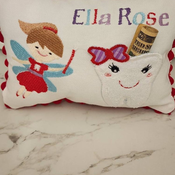 Tooth Embroidery Design - Footh Applique Design, Tooth Fairy Embroidery ...