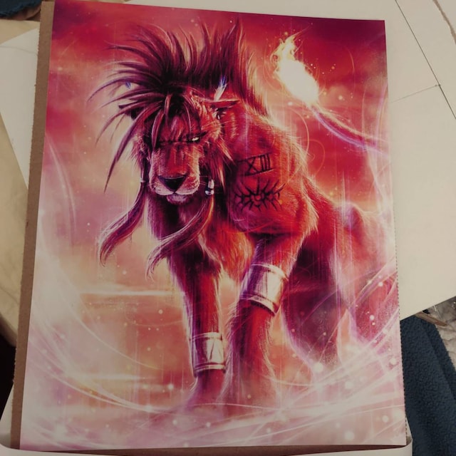 Red XIII Final Fantasy VII Remake Limited Edition Fine Art Print 