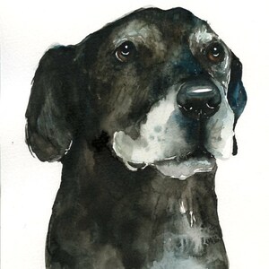 Custom Dog Portrait, Custom Dog Painting, Custom Pet Portrait, Pet ...