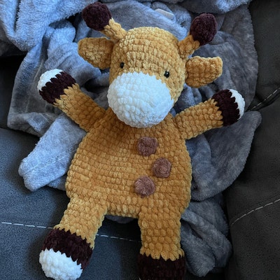 Giraffe Lovey Crochet Pattern Amigurumi Giraffe Security Etsy