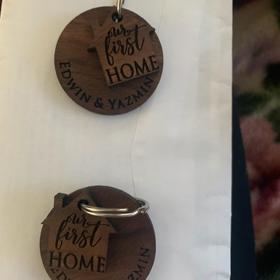 Personalized New Home Key Chain/welcome Home Keychain/our - Etsy