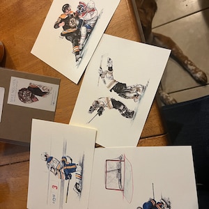 Jeremy Swayman & Linus Ullmark Photo Bear Hug 11x14