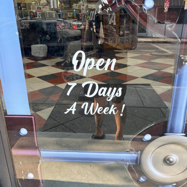 Custom Store Hours Decal Business Door Sign for Hours of Operation Open ...