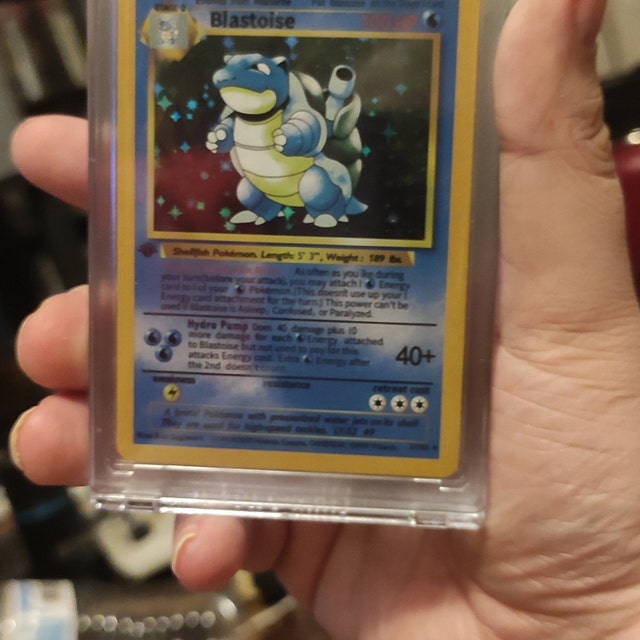 1999 Blastoise 1st Edition Shadowless Holographic Proxy Card