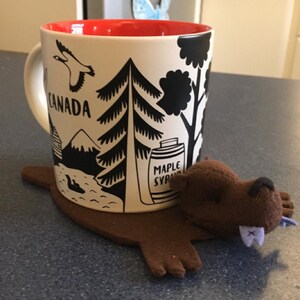 Bear Rug Coaster set of Two | Etsy