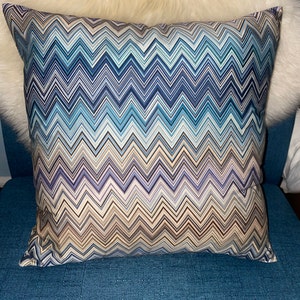 AUTHENTIC MISSONI FABRIC John 170 rectangular cushion cover ca 50x50cm 20x20 inch 100/% sateen