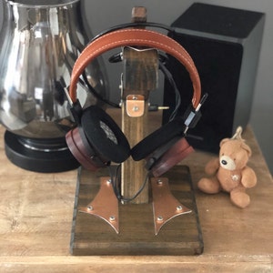 Headphone Stand With Shelf for Amp/dac Mini Music Station | Etsy
