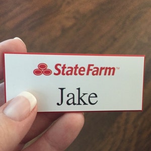 1 JAKE From State Farm Halloween Costume Name Badge Tag With a - Etsy