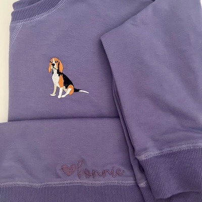 Beagle Chasing Bunny Embroidery File - Etsy