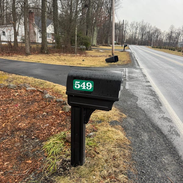 8x4 Reflective Custom Address Sign - Etsy