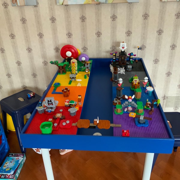 Large Building Bricks Table, Kids Building Blocks Table , Kids Table ...