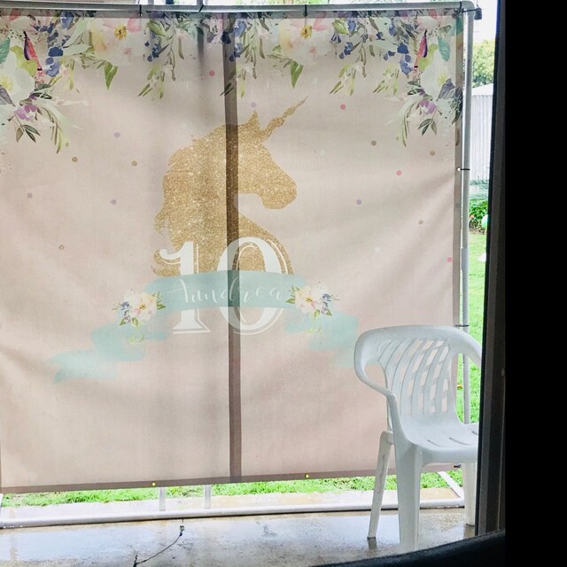 Digital Unicorn Birthday Party Backdrop Unicorn Backdrop | Etsy