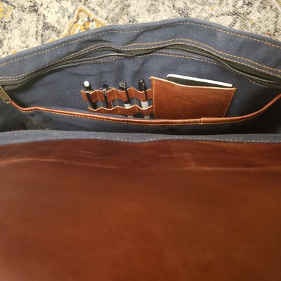Custom Montauk Man Bag Men's Leather Messenger - Etsy