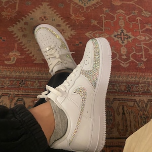 rhinestone air force 1s