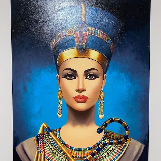 エジプトの油絵 Amazon.co.jp: LovetheFamily エジプト美人 数字キットによる