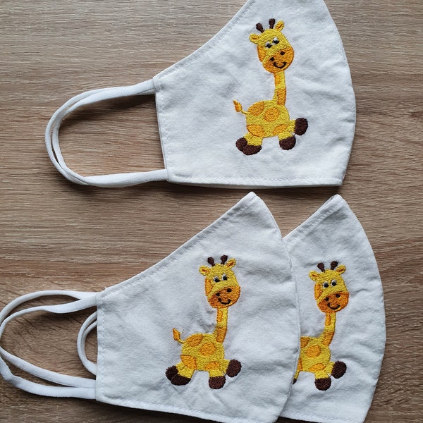 Giraffe Embroidery Design, Baby Giraffe Embroidery, Fill Stitch Giraffe ...