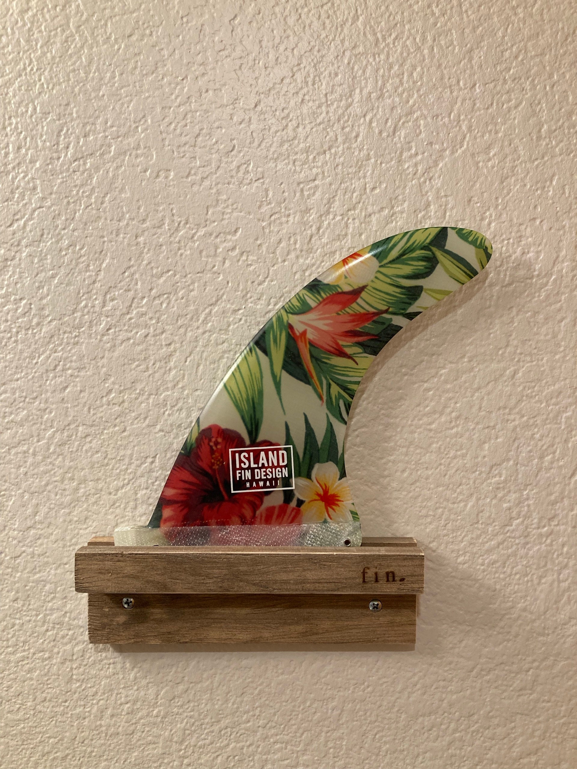 Surfboard Fin Display Stand 1 Fin Wall Mount