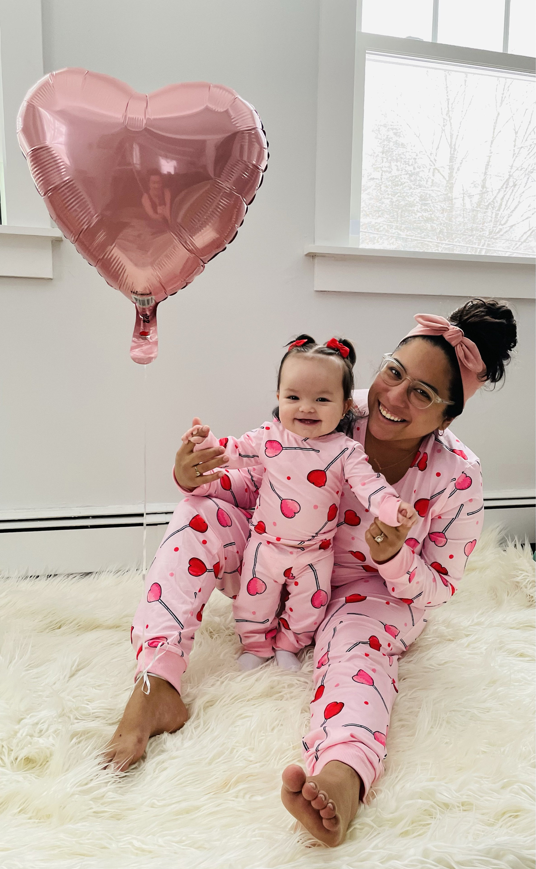 HEART LOLLIPOP PAJAMAS Mothers day pajamas, mommy and me pajamas, matching outfits, matching pajamas, Mother&#39;s day outfits, matching pajamas