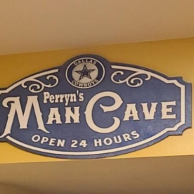 Dallas Cowboys Man Cave Sign - Etsy