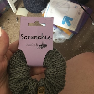 Scrunchie Tag Template Editable Word Template and PNG File Download - Etsy