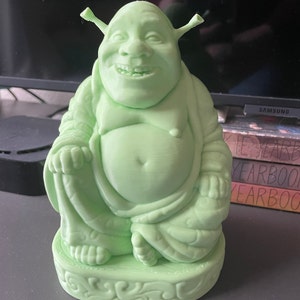 Shrek Meme Buddha Home Decor Geeky 3D Printed 