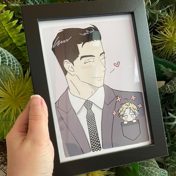On or Off print / 5x7 Yaoi Print / Boys Love / BL Manga / koreanischer