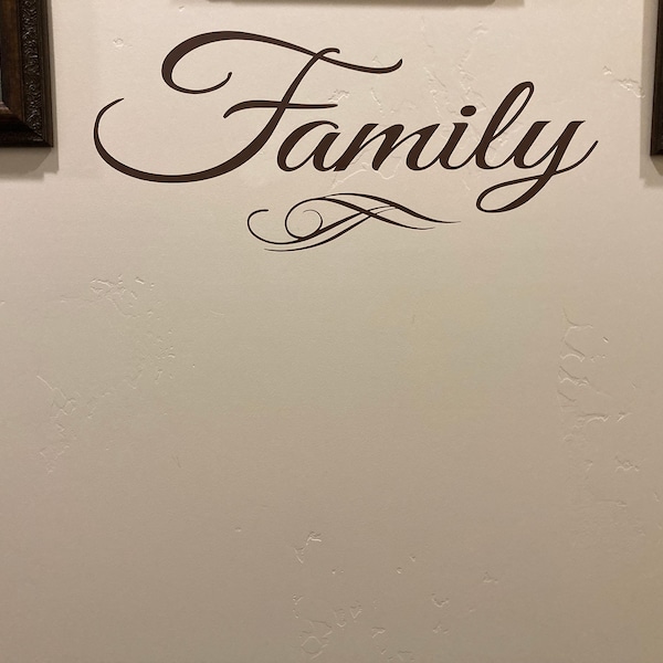 Family is Everything Quote Words Vinyl Wall Decal Sticker Home Wall ...
