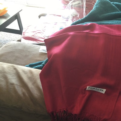 burgundy wrap shawl