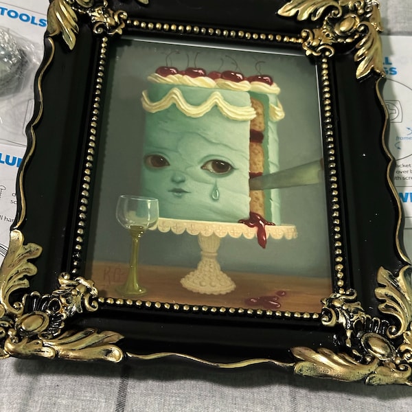 Surreal Still Life Cake - 5x7 Art Print - Etsy