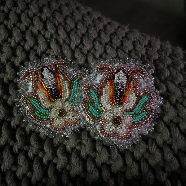 Floral#2 Beading Template Etsy Canada