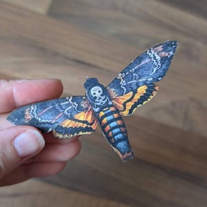Death Head Moth Brooch - Etsy