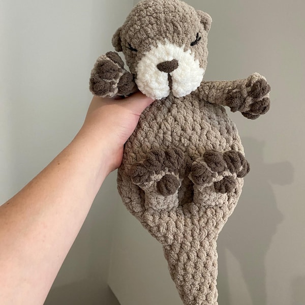 Rowan the River Otter Crochet Pattern LOW SEW Crochet Pattern Crochet