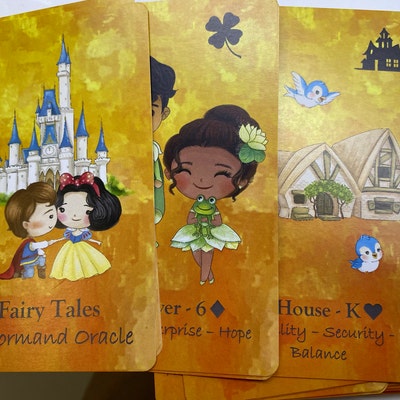 Fairy Tales Lenormand Oracle Deck. Princess and Prince Cards - Etsy