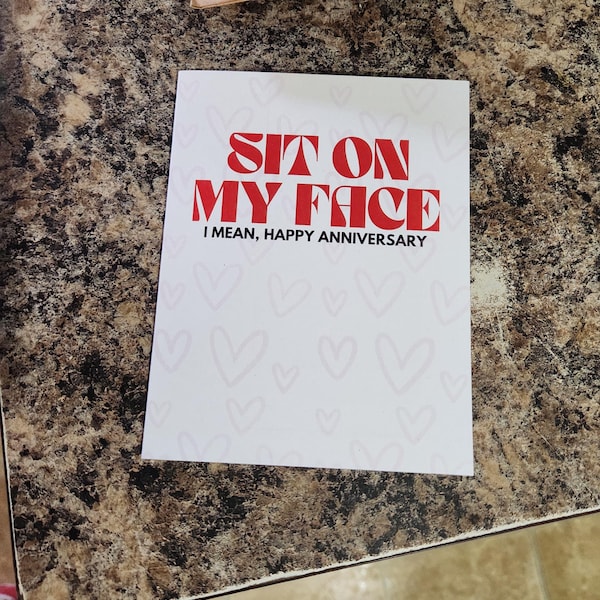 Dirty Birthday Card for Her Raunchy Birthday Cards Witty Birthday Card ...